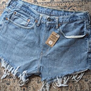 Upcycled Levi's Denim Shorts